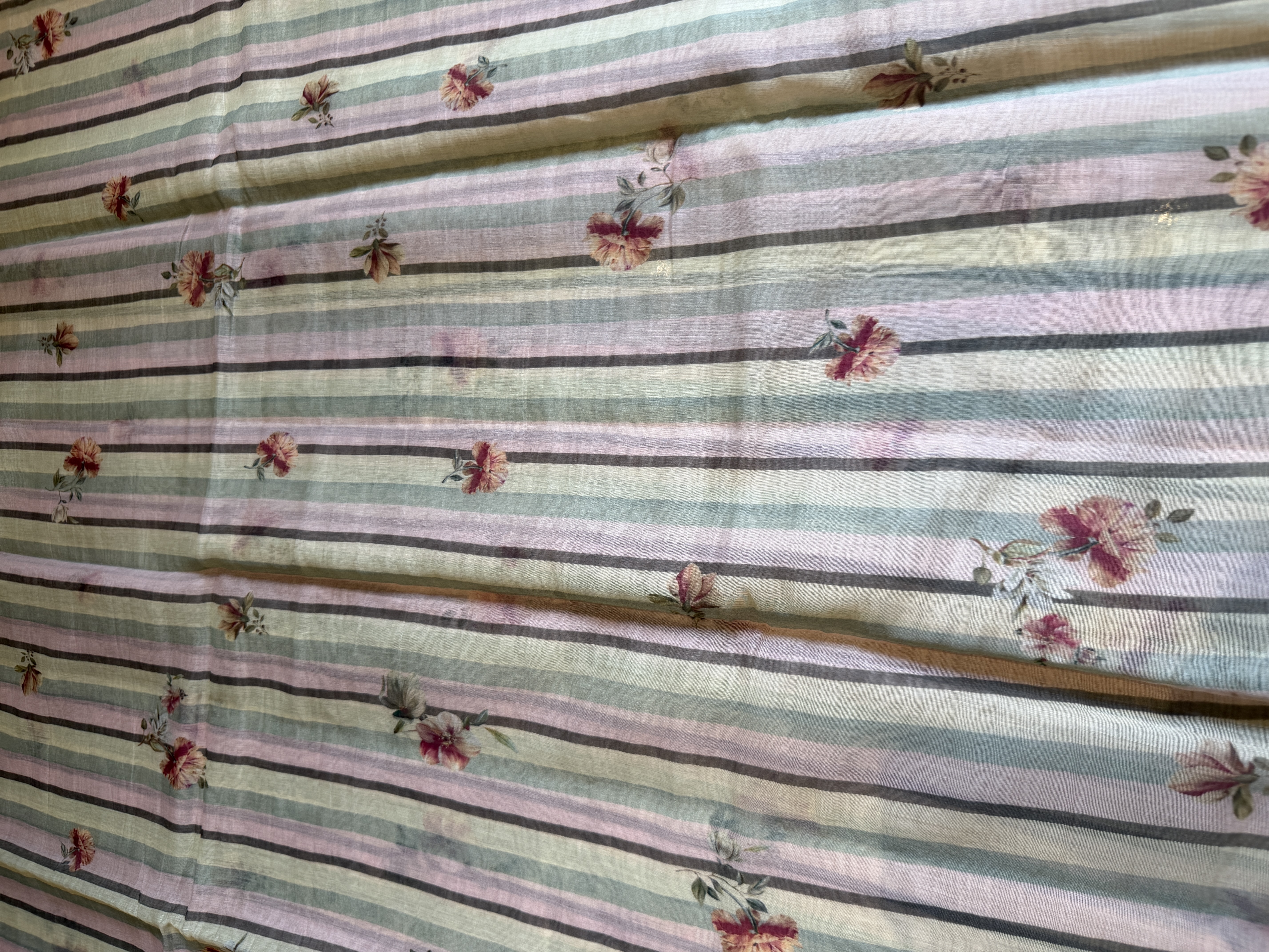 Silk Chanderi Unstitched Suit Set with Dupatta — Silk Chanderi, Chanderi, Madhya Pradesh, view 6