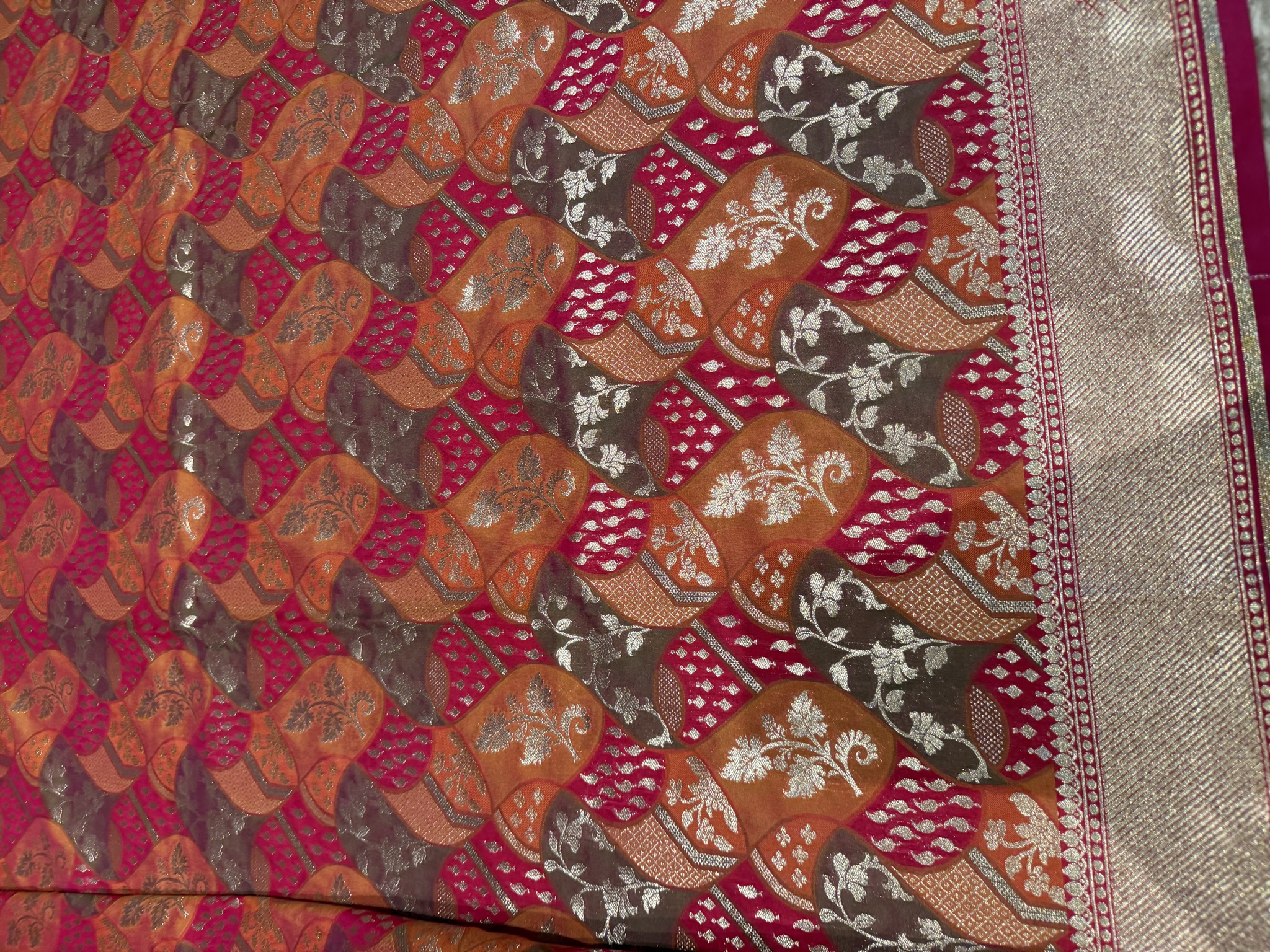 Pure Katan Silk Rangkaat Banarasi Saree — Banarasi, Katan Silk, Varanasi, Uttar Pradesh, view 14