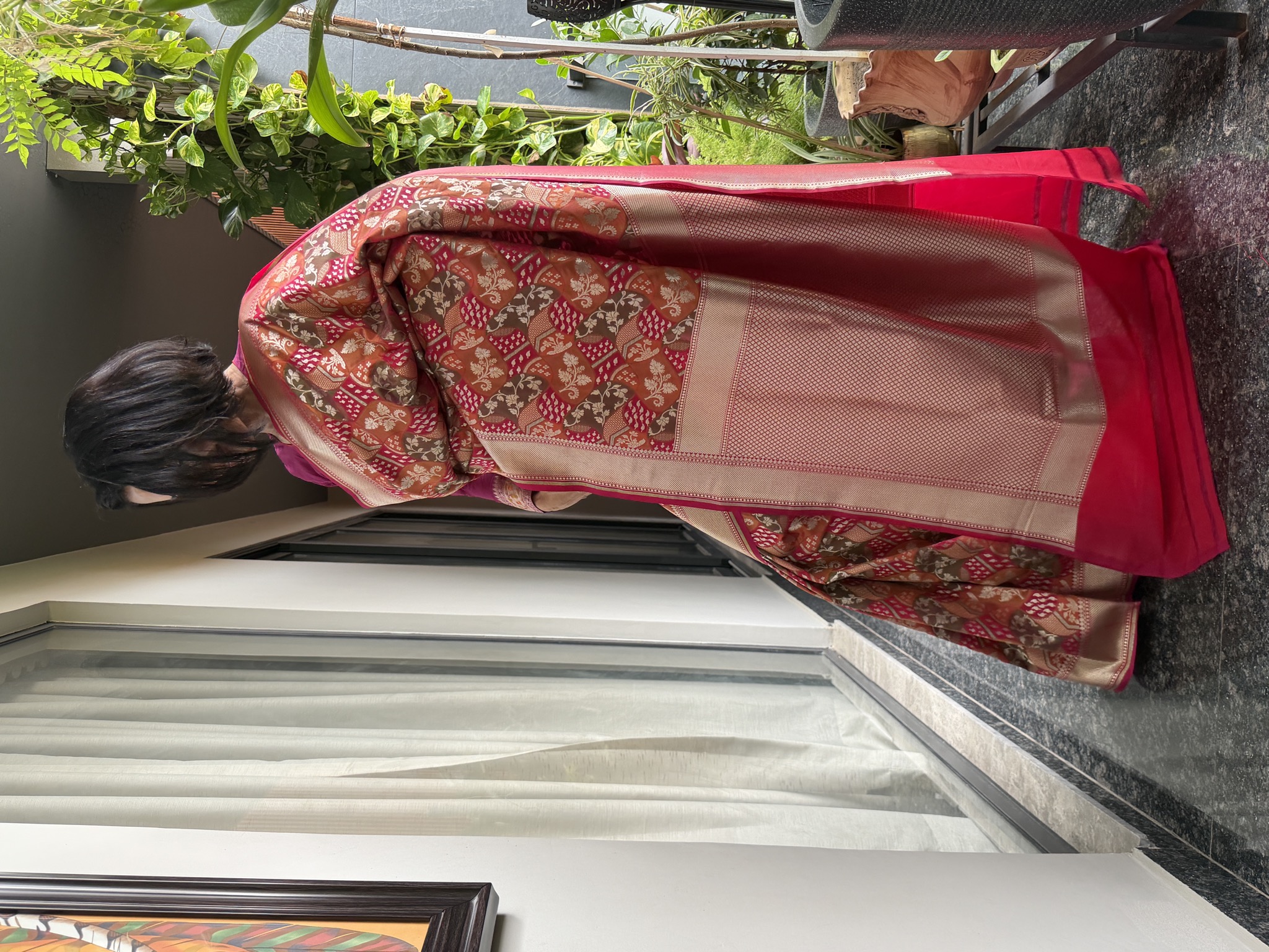 Pure Katan Silk Rangkaat Banarasi Saree — Banarasi, Katan Silk, Varanasi, Uttar Pradesh, view 8